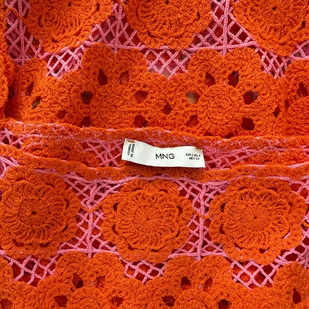 NWOT, Mango Crochet Coverup/Dress - Picture 7 of 7